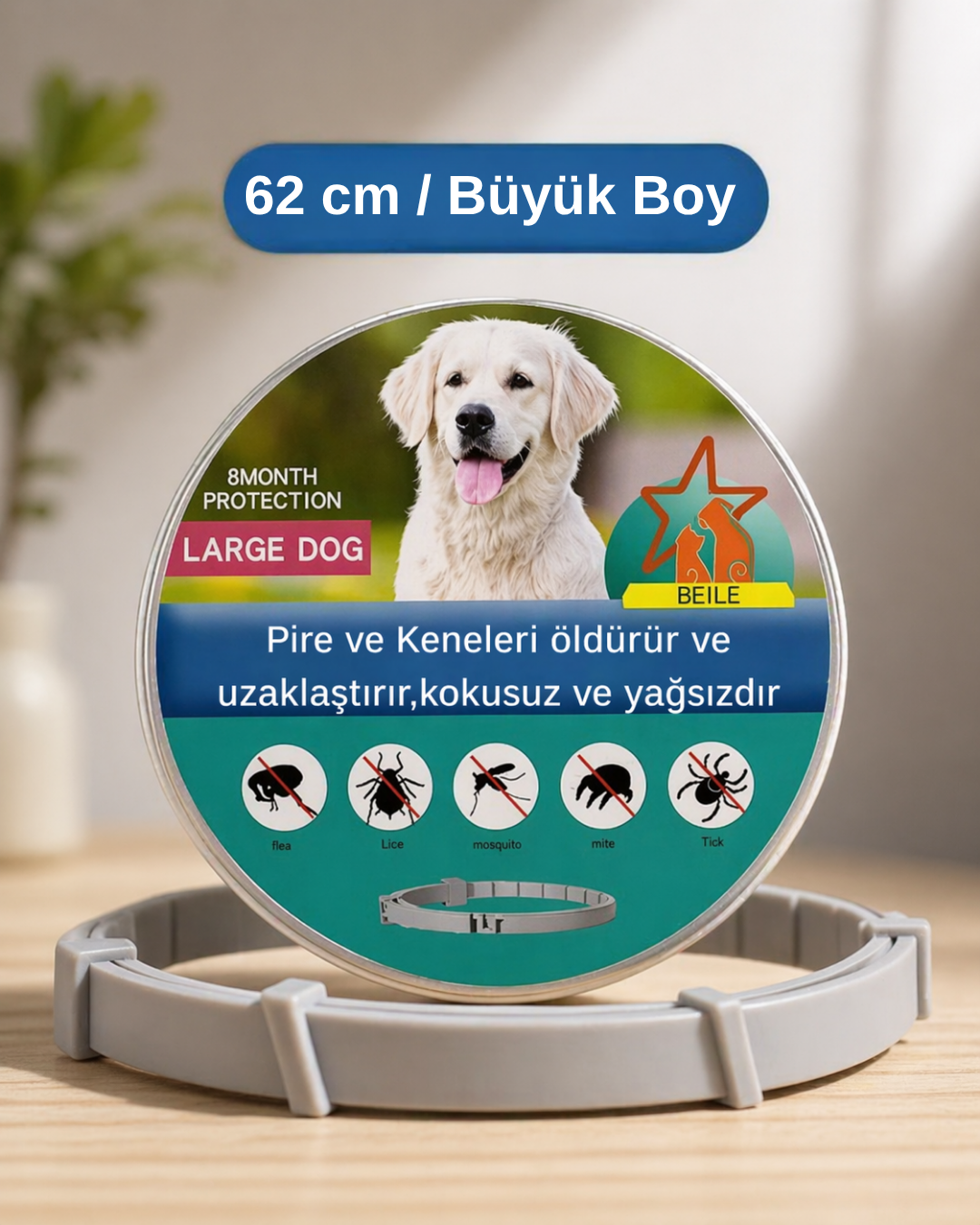 PİRE, KENE VE UYUZ ÖNLEYİCİ TASMA