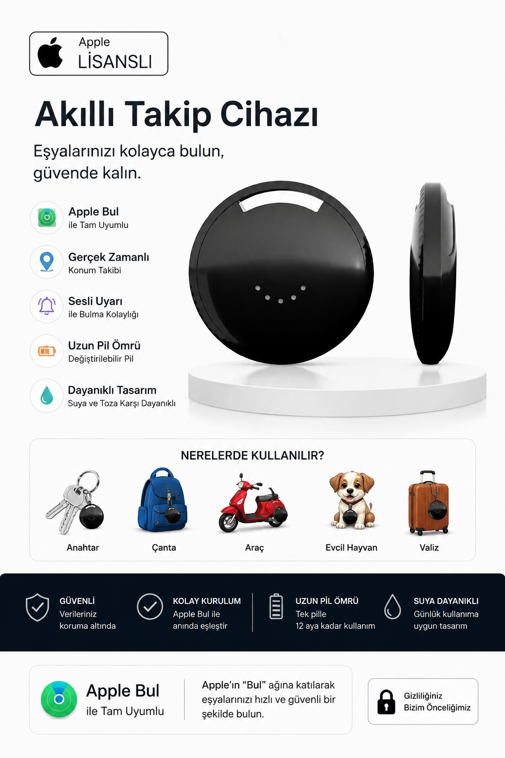 AİRTAG İOS-APPLE